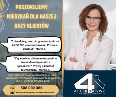 4 pokoje przy Manufakturze, piękny widok, 78 m 