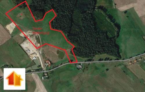 Działka budowlano-inwestycyjna 3800 m Mazury Szklarnia
