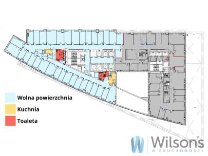 Biuro z pięknym widokiem w układzie gabinetowym