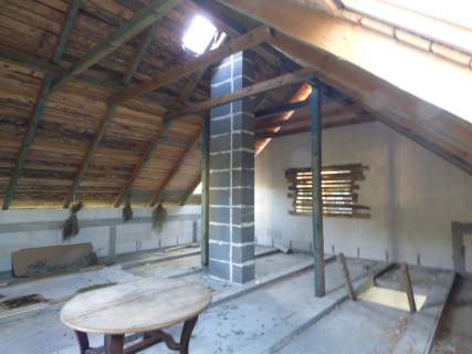 Dom nowy do wykończenia na działce 2394m w otulinie lasu