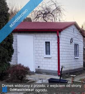 Działka rekreacyjna z domkiem w ROD Kaczeniec - Ząbki koło Wa