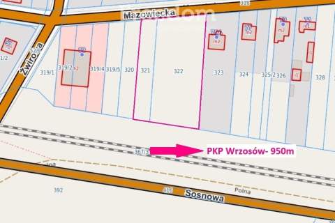 Działka 3300m2 w Chrośli z MPZP
