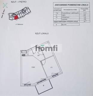 2-POKOJE BALKON PIERWSZY NAJEM PARKING