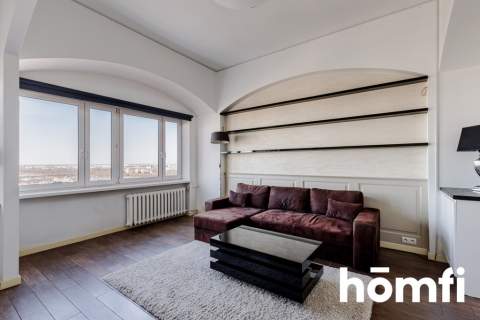 NOWOCZESNE STUDIO Z PANORAMĄ WARSZAWY/36m2/