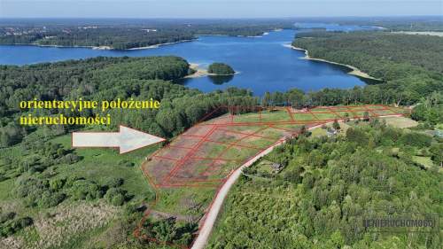 Działka nad samym Jeziorem Pile