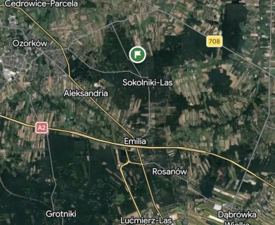 Działka w leśnym zaciszu Sokolnik 1680 m2