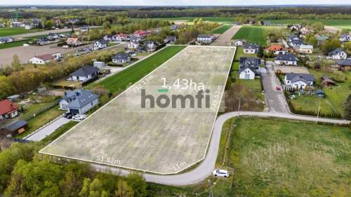 Gotowiec 1,43ha Milejowice Kanalizacja MPZP