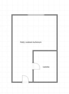 1pok. na Racławickiej/ 16,50 m 
