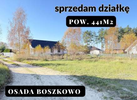 urokliwa działka - Boszkowo osada - pow. 441m2