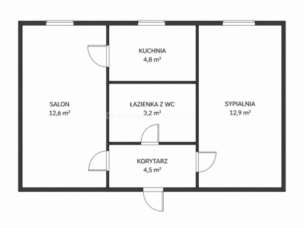 2 pokoje 38 m parter klima Teofilów