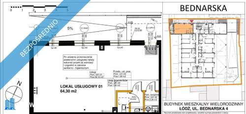 Wynajmę lokale użytkowe 61 m2 i 64 m2