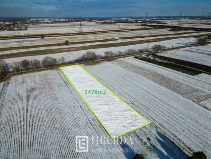 Działka pod zabudowę jednorodzinną 2478 m2