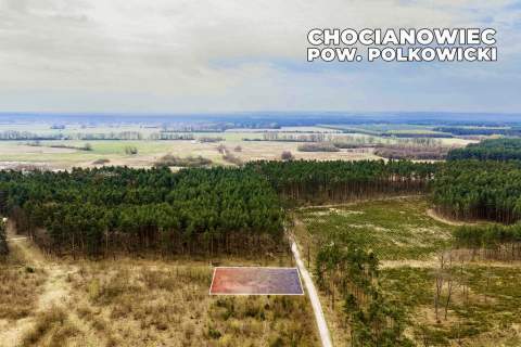 Działka budowlana w bezpośrednim sąsiedztwie lasu