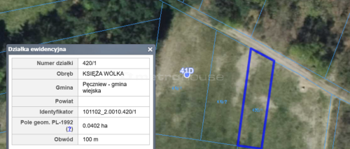 3 Działki rolne, 3 km od Jeziorska, Księża Wólka