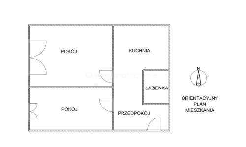Dwa pokoje na osiedlu Kochanowskiego