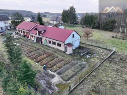 Budynek warsztatowo-garażowy z domem