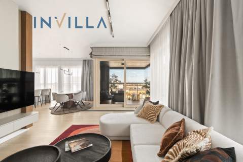 Nowoczesny apartament w Mennica Residence, centrum