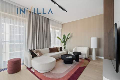Nowoczesny apartament w Mennica Residence, centrum