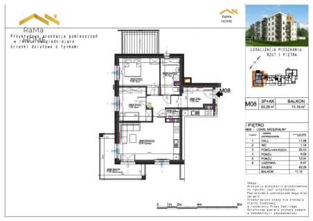3 pokoje I duży balkon I nowe I 2025r.