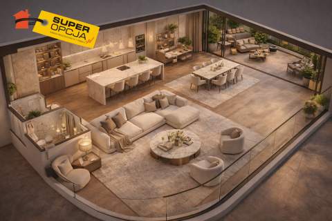 Apartament 5 pokojowy w centrum Krakowa nad Wisłą