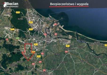 Płaska, uzbrojona świetnie zlokalizowana działka