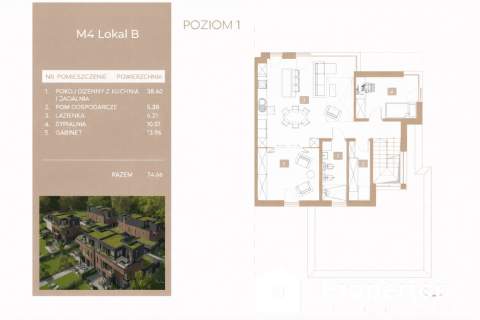 Apartament z tarasami Wola Justowska