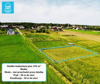 Działka 22 km od Gdańska