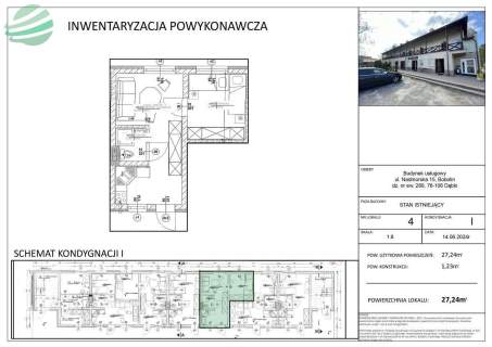Na sprzedaż apartament 27m2 w Bobolinie