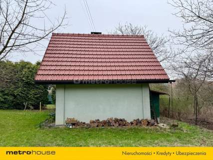 Działka budowlano-rekreacyjna z murowanym domkiem.