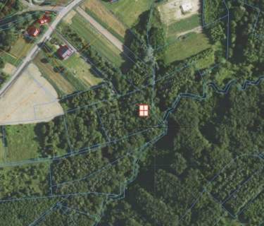 Działka Leśna 1,63 ha Hucisko Nienadowskie