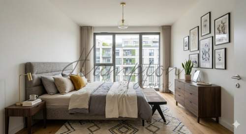 Nowoczesny Apartament 2 Pokoje balkon