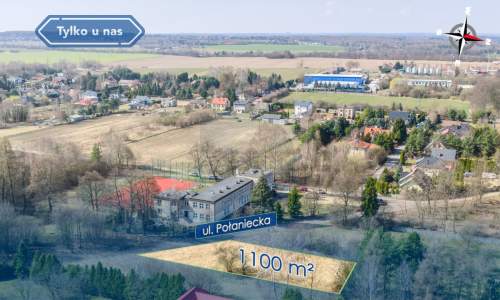 Działka 1100 m pod dom lub usługi Wyczerpy.