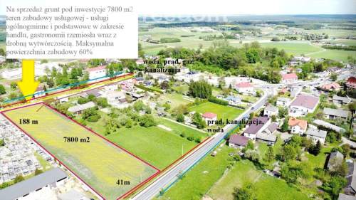 Działka inwestycyjna 0,78 ha w Centrum Mirca