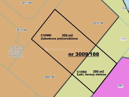 Parcela w CENTRUM Żor - 840 m2 SPRZEDAŻ/ZAMIANA