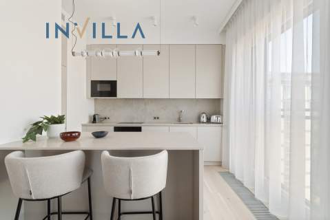 Nowoczesny apartament w Mennica Residence, centrum