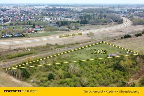 DZIAŁKA 1,24 HA OSTROŁĘKA PRZY OBWODNICY