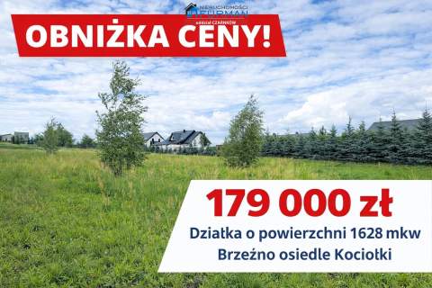Działka budowlana na sprzedaż, 1628 m2, Brzeźno