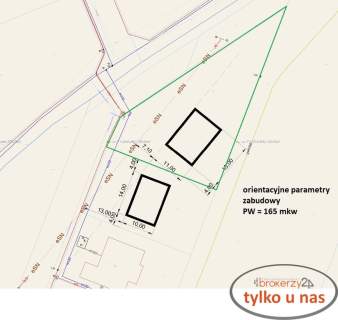 Działka budowlana Gołuski wolnostojący/2lokalowy
