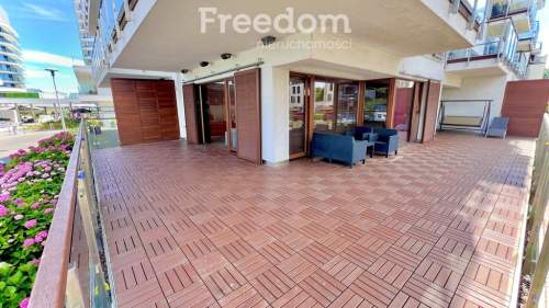 Apartament w Baltic Park Plaża z narożnym tarasem.