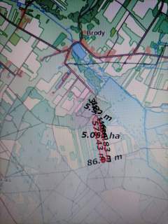 Działka leśna 3,90 ha w Brodach gm. Pierzchnica.