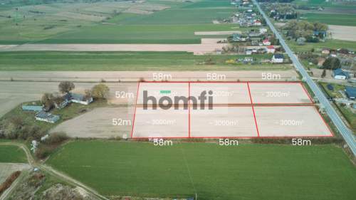 Ładna Działka Borowina Starozamojska 3000 m2 z WZ
