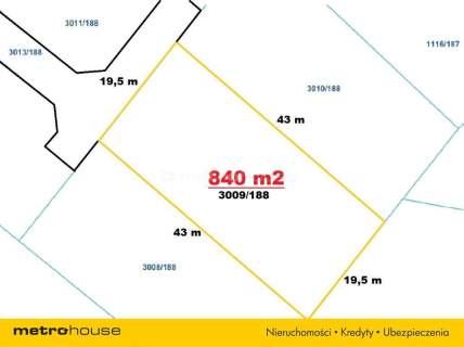 Parcela w CENTRUM Żor - 840 m2 SPRZEDAŻ/ZAMIANA