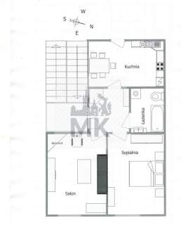 61 m2 z balkonem na Salwatorze, do wejścia