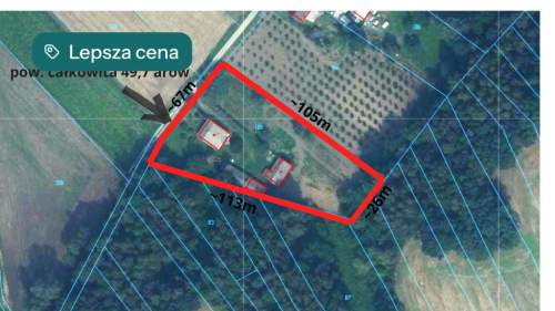 Dom bez sąsiadów w Skomorochach Dużych