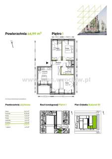 Nowe rozkładowe 3pok mieszkanie, balkon, Żerniki
