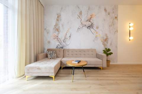 Urządzone mieszkanie/ 60m2/ ogródek/ garaż/park
