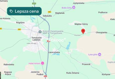 Na sprzedaż 2 działki budowlane w Majdanie Górnym