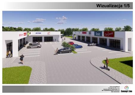 Działka z WZ usługowa w centrum Ozorkowa
