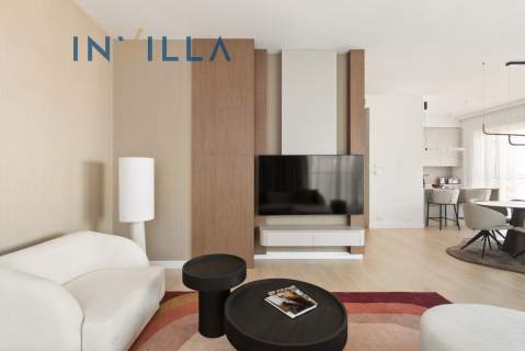 Nowoczesny apartament w Mennica Residence, centrum