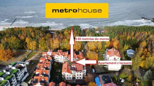 Apartament z tarasem w Rowach, 130 m do morza